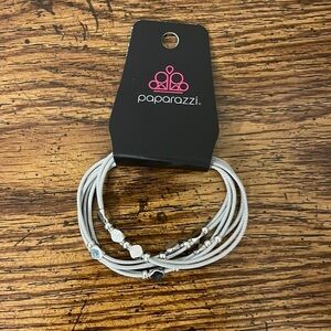 Paparazzi Cut the Cord Silver Bracelet